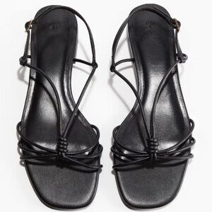 H&M Elegant Black Strappy Sandals BRAND NEW WITH TAGS Size US 7